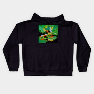 abstract 77410160 Kids Hoodie